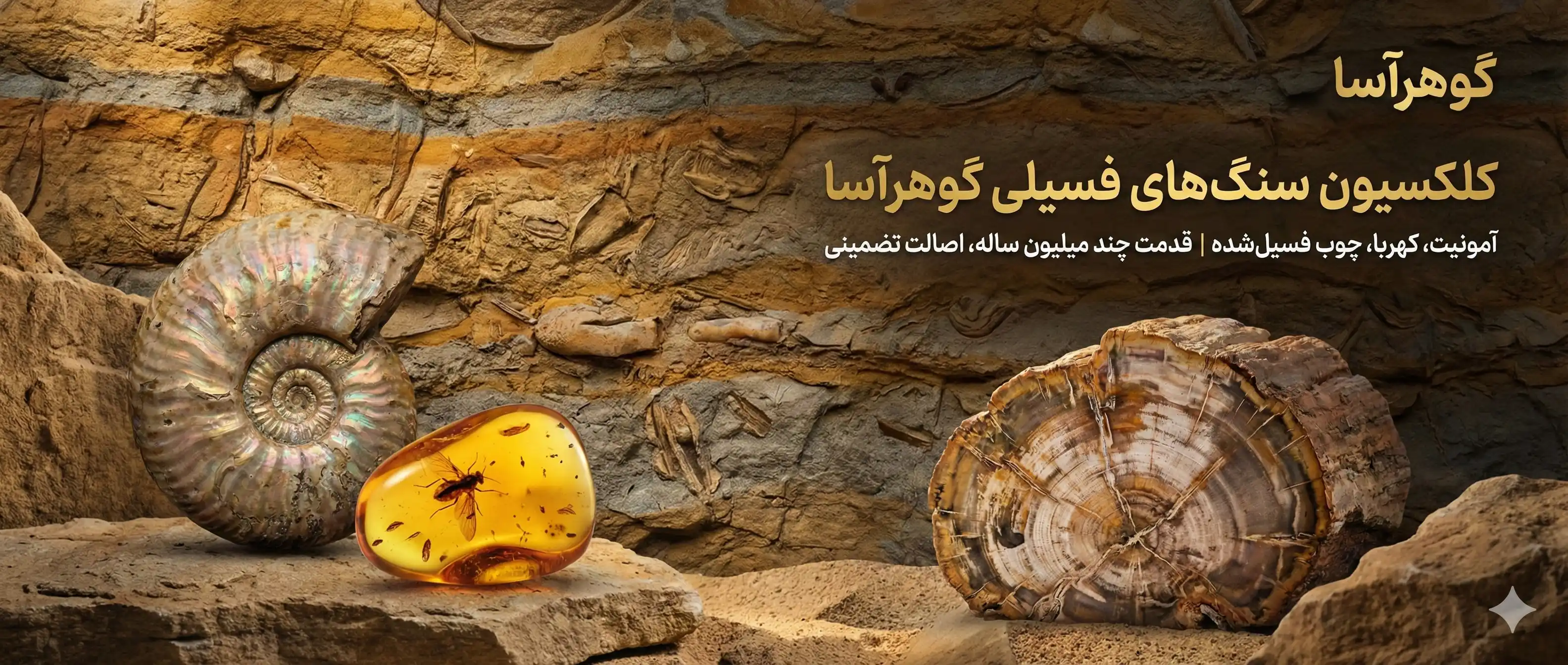 لمس تاریخ چند میلیون ساله - گوهرآسا