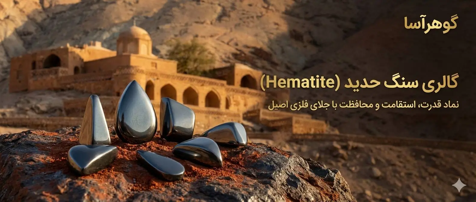 کلکسیون سنگ حدید اصل - گوهر آسا
